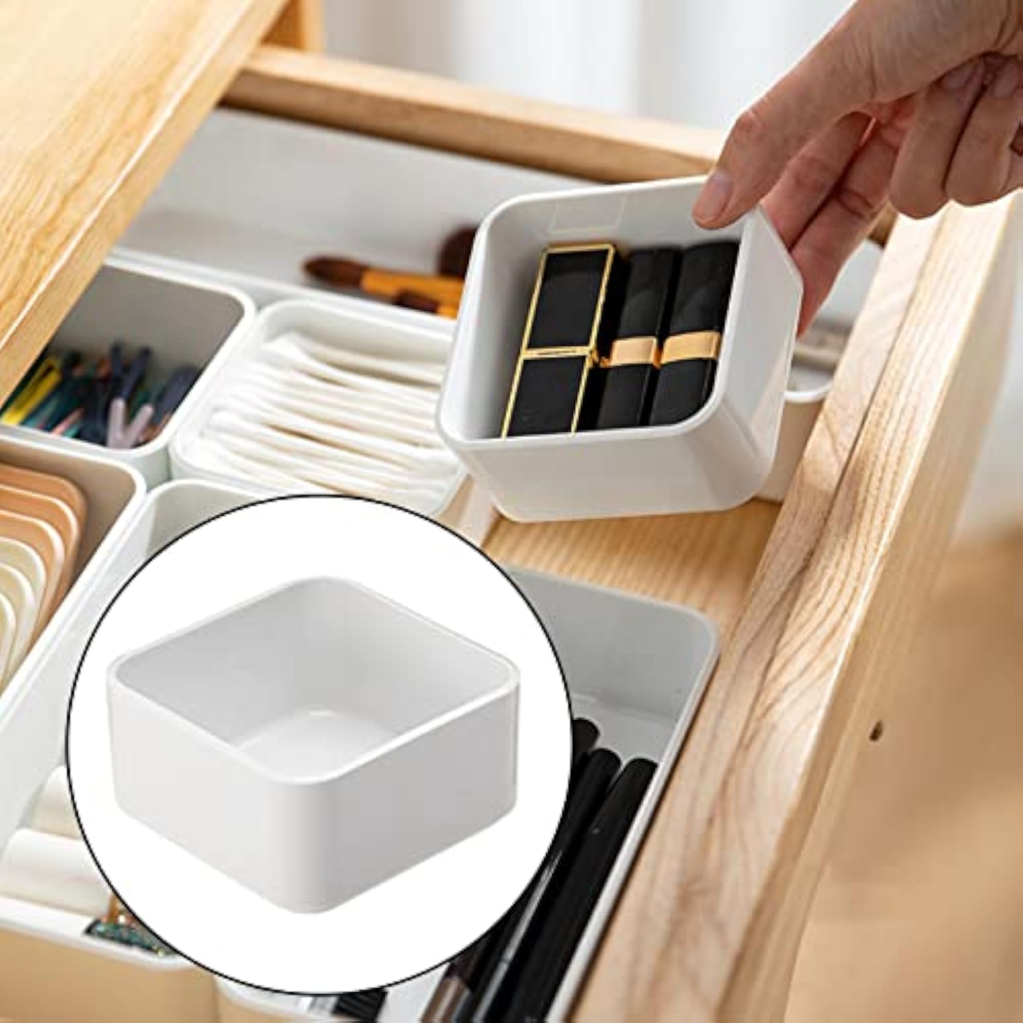 Table Drawer Organizer, Durable Storage Container
